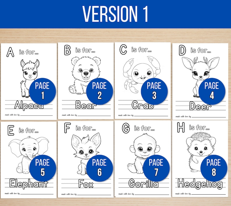 ABC Coloring Book Baby Shower Game, ABC Book Baby Shower Activity, ABC Baby Shower Coloring Book, Baby Shower Game Bundle, Baby Activities