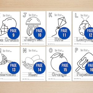 ABC Coloring Book Baby Shower Game, ABC Book Baby Shower Activity, ABC Baby Shower Coloring Book, Baby Shower Game Bundle, Baby Activities