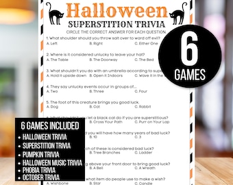 Halloween Trivia, Halloween Trivia Night, Halloween Trivia Quizzes, Printable Halloween Trivia, Halloween Family Trivia, Halloween Games
