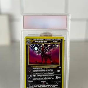 Houndoom Neo Revelations Graded Holographic Pokémon Proxy - Réplica feita à mão