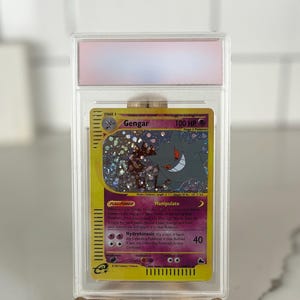 Gengar Skyridge Graded Holographic Pokémon Proxy - Réplica feita à mão