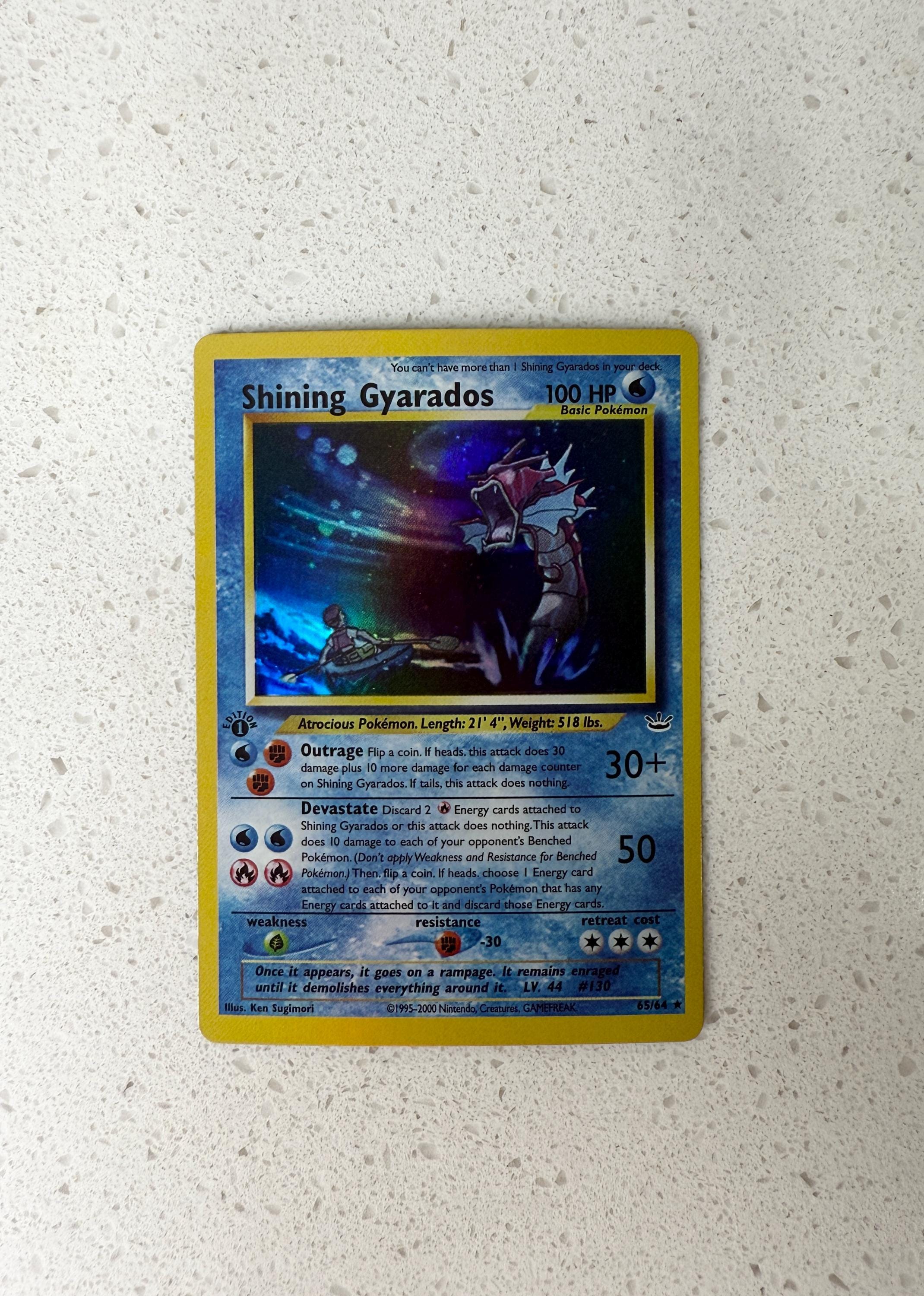 Shining Gyarados Card - Etsy