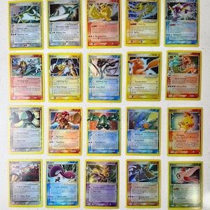 ゴールドスター ホログラフィックポケモンプロキシ 20個セット - ハンドメイドレプリカ