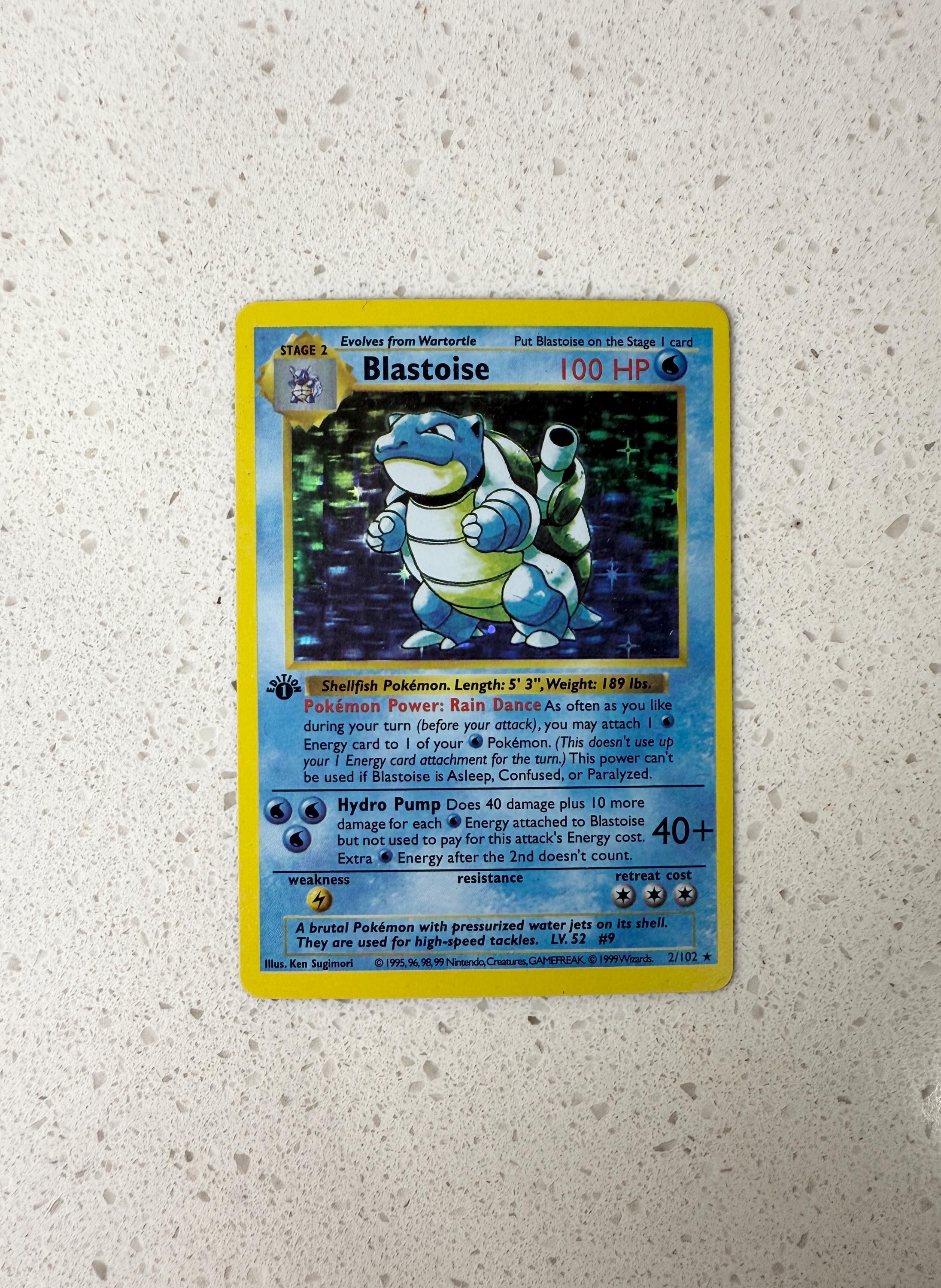 Shadowless Blastoise 1st Edition - Etsy