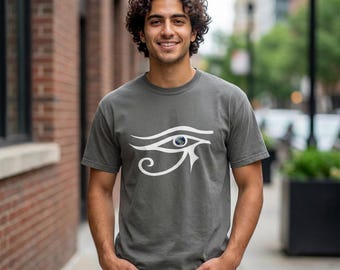 Eye of Horus Comfort Colors Tee: Egyptian Protection Symbol T-Shirt