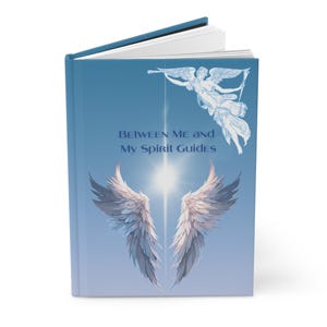 Journal de guide spirituel, journal d'écriture inspirante, cahier de méditation et de prière à couverture rigide, disques de communication, journal de voyage, journal cadeau