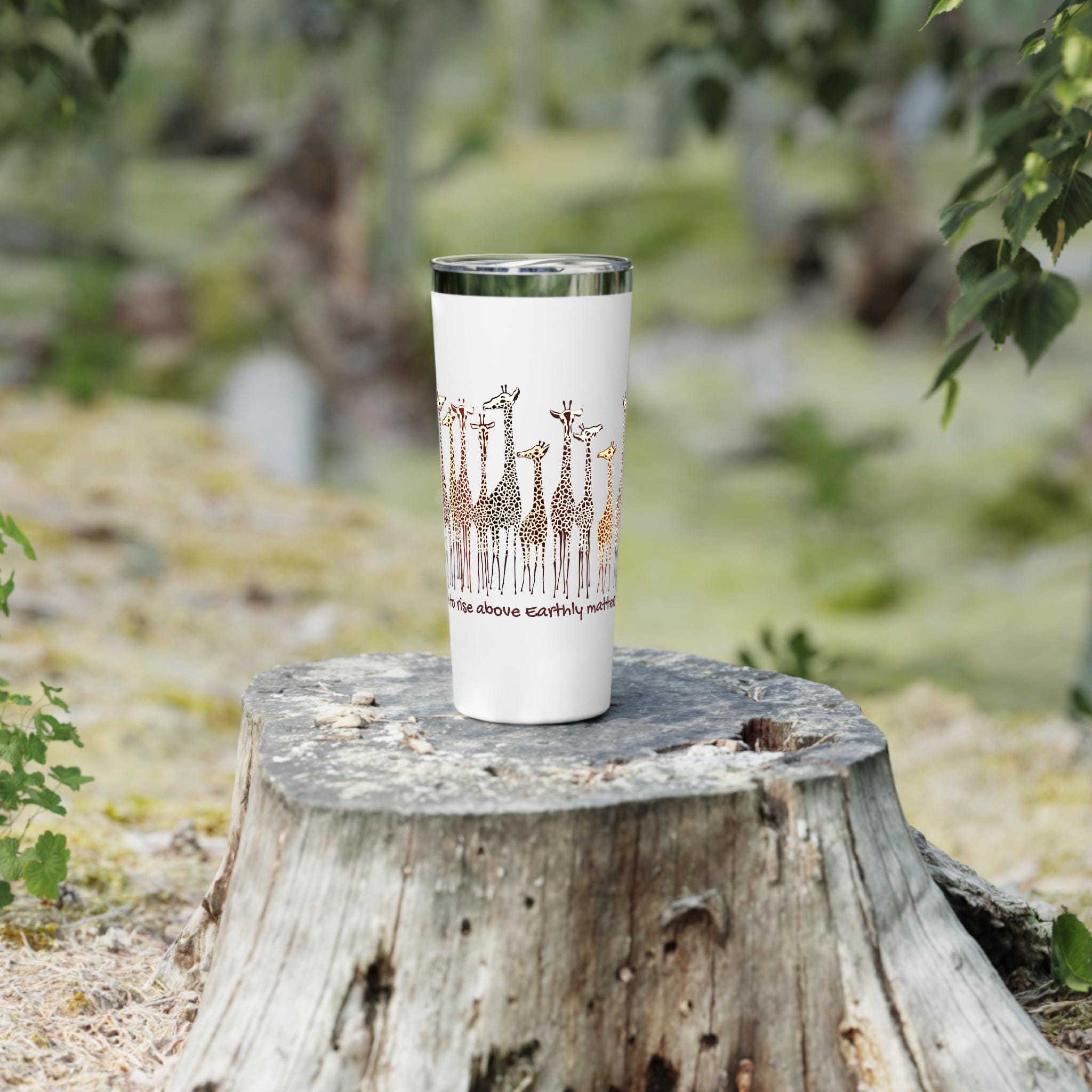 Giraffe Spirit Animal Tumbler: Stainless Steel Travel Cup