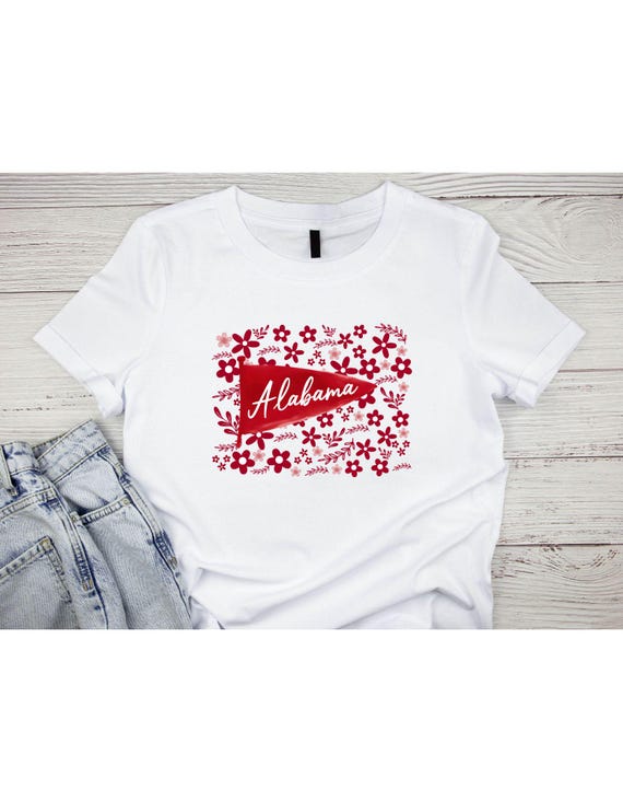 Alabama Crimson Tide Boho Floral Coquette T-Shirt/Sweatshirt