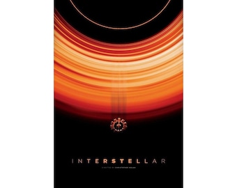 INTERSTELLAR movie poster, Christopher Nolan, Minimalist, Interstellar art, wall decor, office decor