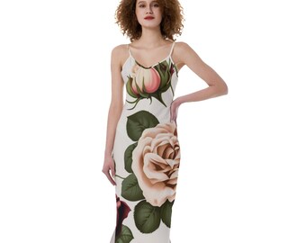 Cami Dress/Summer Dress/Elegant Dress/Evening Dress/Sleeveless Dress/Floral Dress