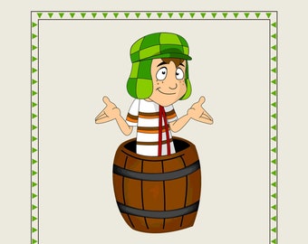 Arte digital de El Chavo del Ocho