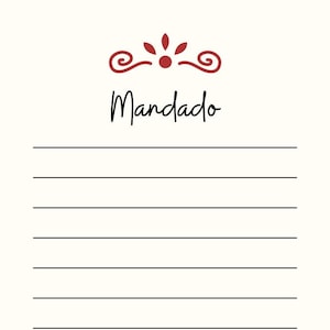 Mandado/Grocery List