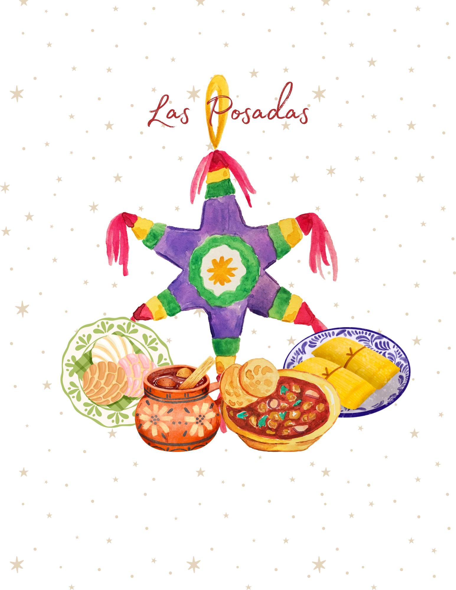 Las Posadas Digital Print - Etsy
