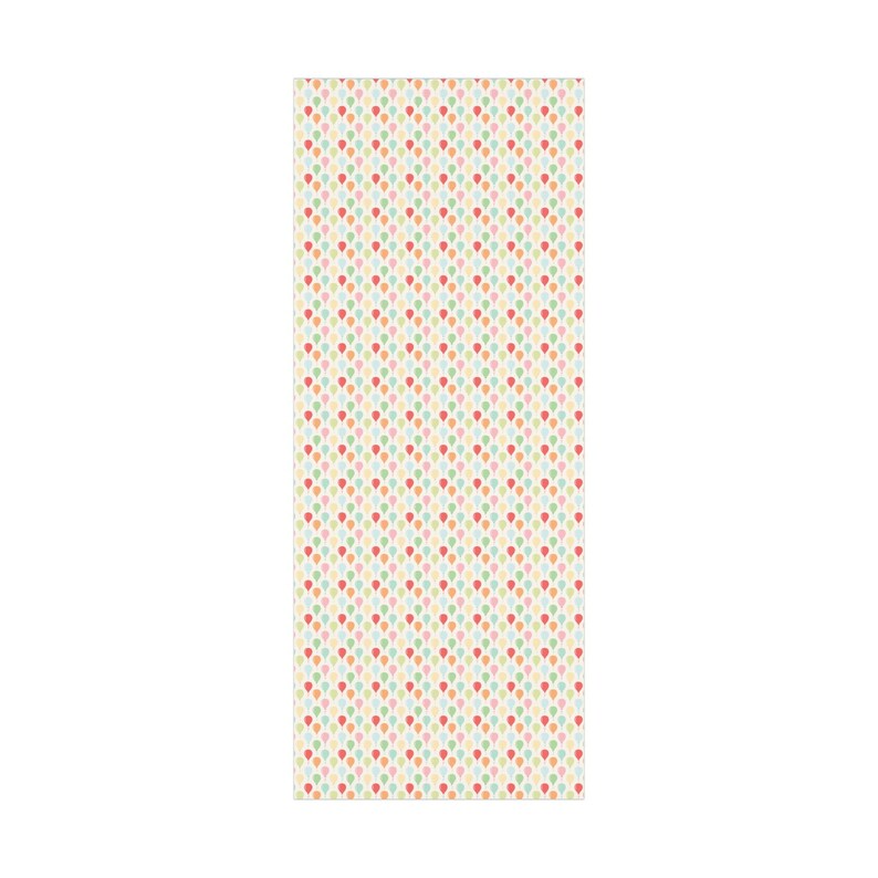 Birthday Balloons Wrapping Paper Pastel Kids Birthday Gift Wrap Colorful Wrapping Paper Roll Girls Birthday, Boys Birthday Unique Gift Wrap image 4