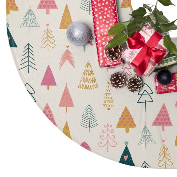 Pink Tree Skirt Etsy