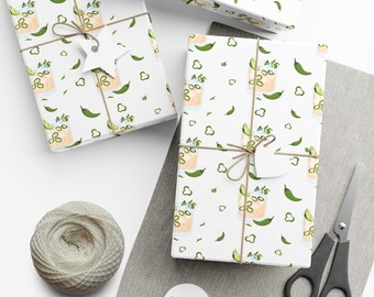 Margarita Wrapping Paper Cocktail Gift Wrap Spicy Margarita Gift Wrap Tequila Bachelorette Wrapping Paper Green Cocktail Bridal Gift Wrap