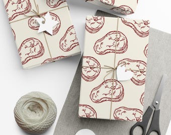 Steak Wrapping Paper Meat Gift Wrap BBQ Wrapping Paper Beef Gift Wrap Paper Mens Wrapping Paper Funny Gift Wrapping Paper Dad Gift Wrap