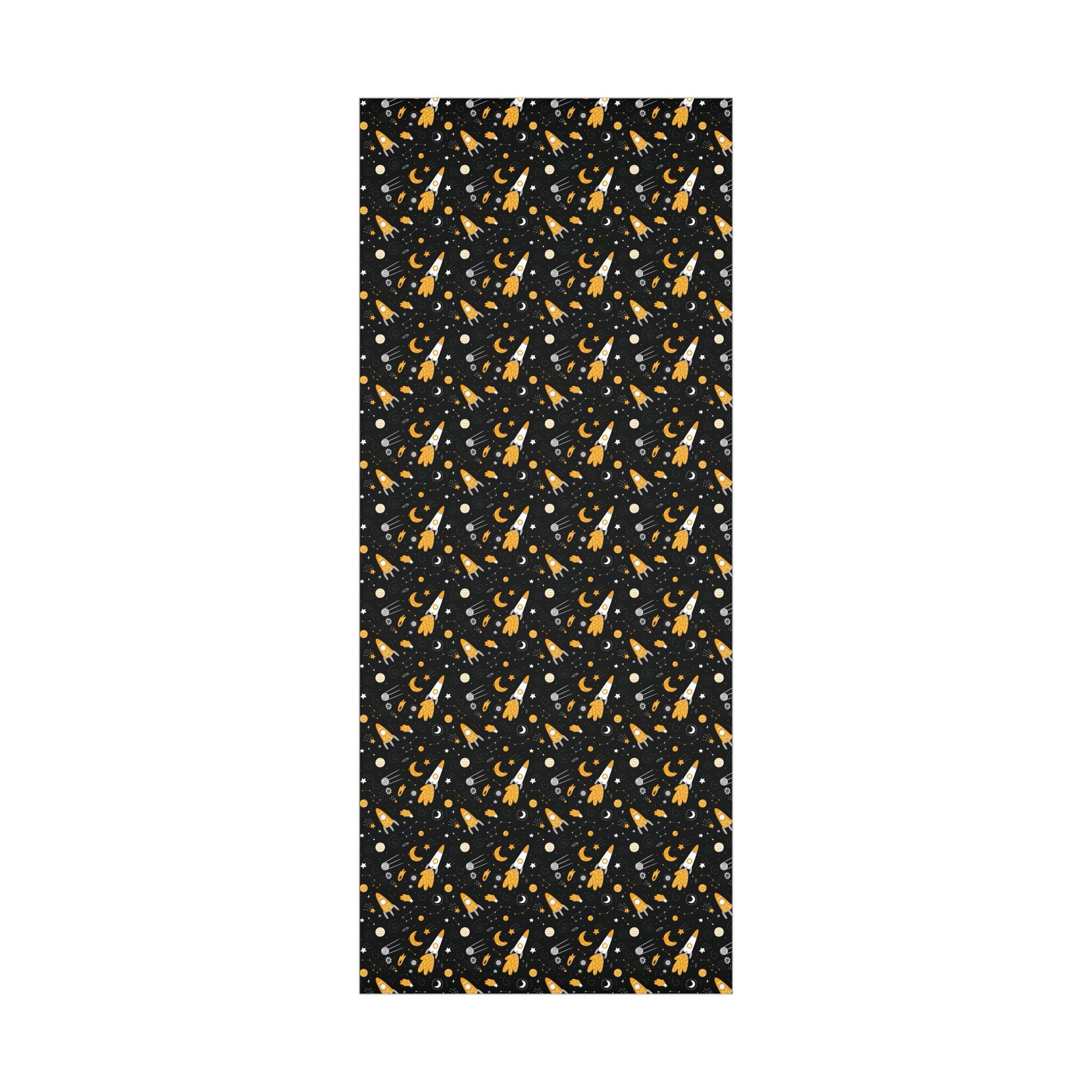 Galaxy Space Gift Wrap Spaceship Wrapping Paper for Space Party Decor ...