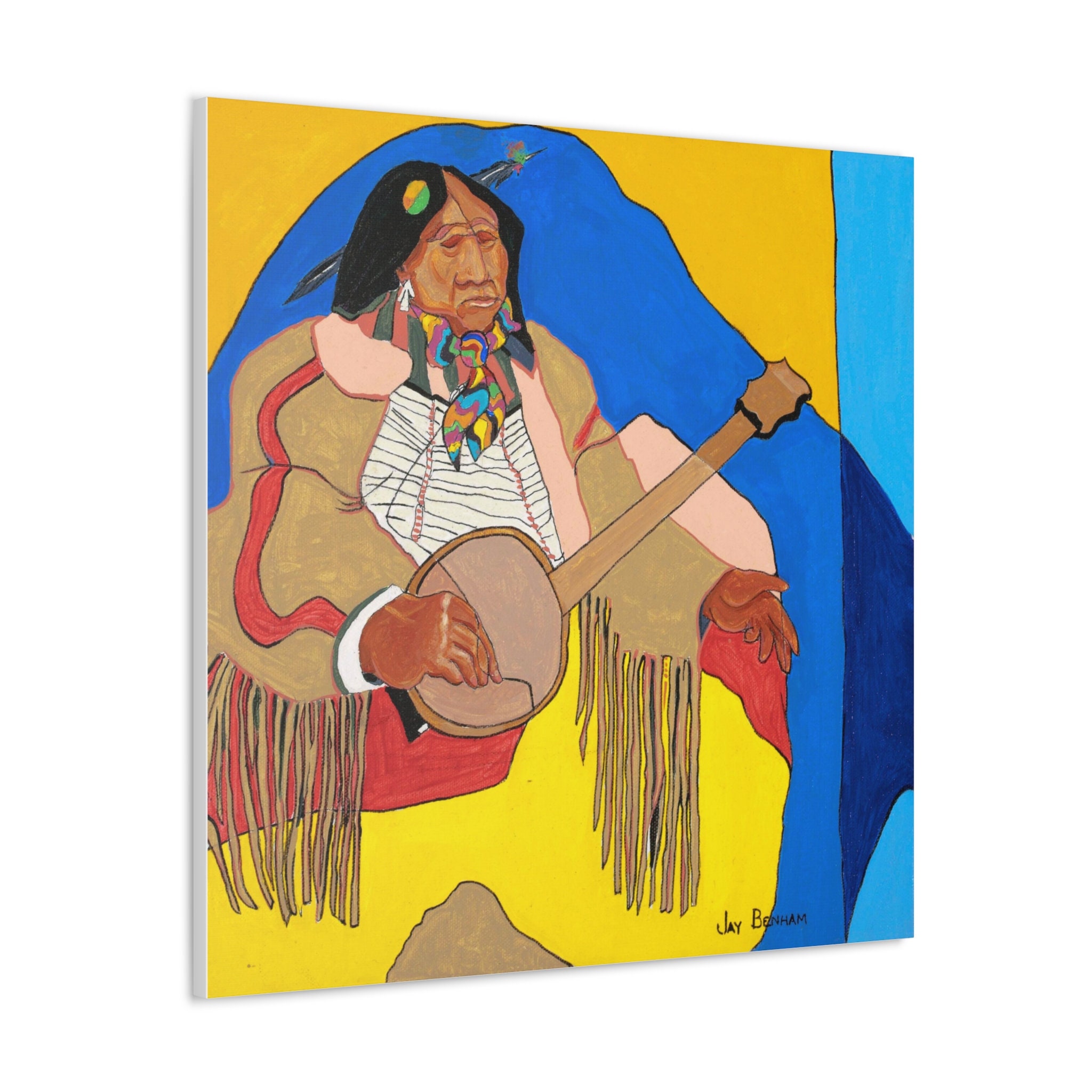 Native American Art Wall Art Décor Indigenous Painting Art