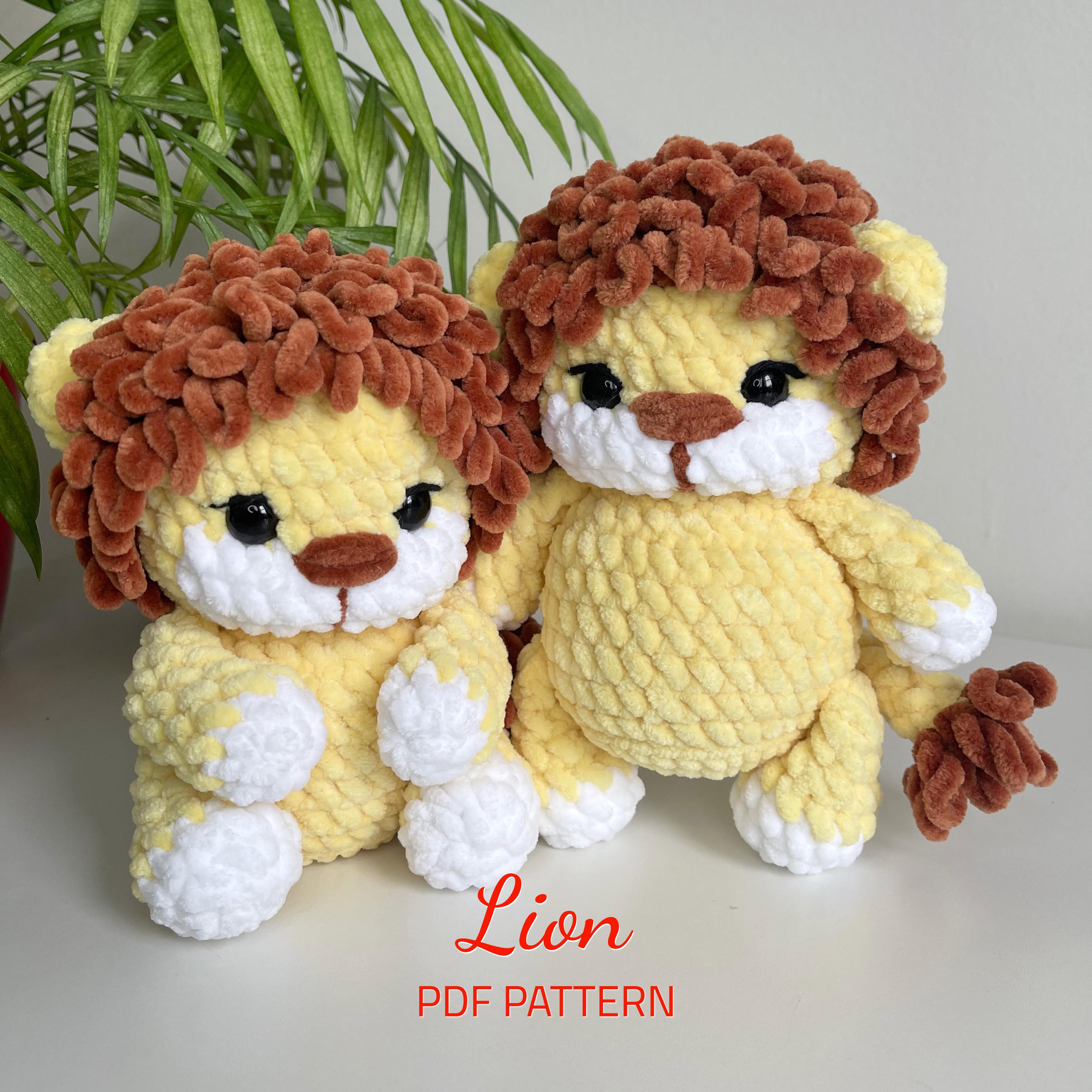 Beginner-Friendly Lion Plushie Pattern