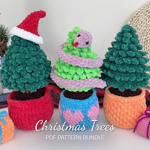 Crochet Christmas Tree Pattern: No Sew Holiday Decor (PDF)