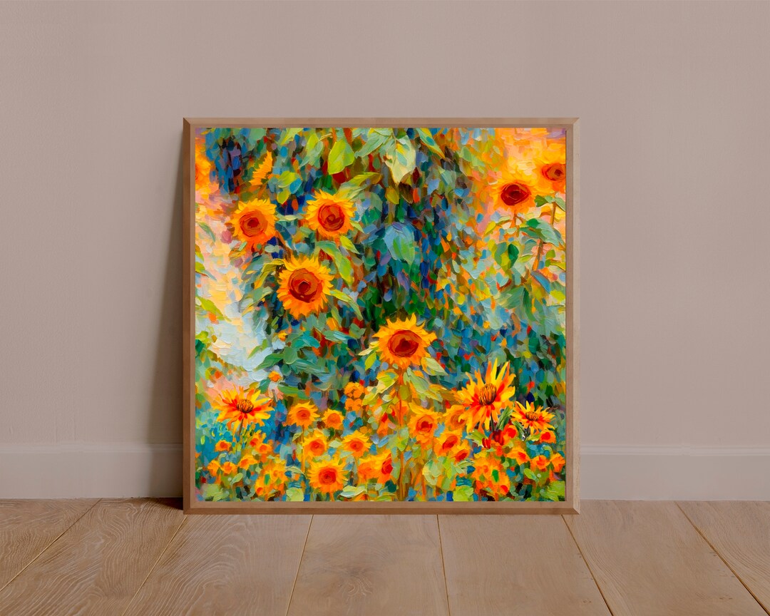 Marigolds Wall Art Flowers Wall Art Vintage Wall Art Etsy