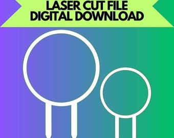 Treliça Circular para Plantas (Pequena + Grande) em SVG e PNG | Arquivo Digital Apenas! Para Corte a Laser e Mais