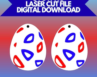 Brincos de Ovo Togi em SVG e PNG | Arquivo Digital Apenas! Para Corte a Laser e Mais