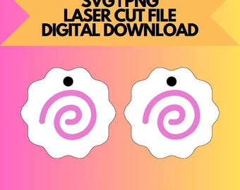 Arquivo digital em SVG e PNG de bolinho de peixe chibi! Ideal para corte a laser e muito mais.