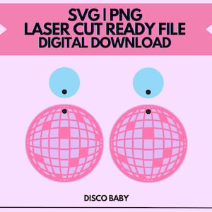Disco Baby! SVG & PNG | Digital File Only! For Laser Cutting and More