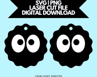 Chibi Dust Sprite SVG & PNG | Digital File Only! For Laser Cutting and More