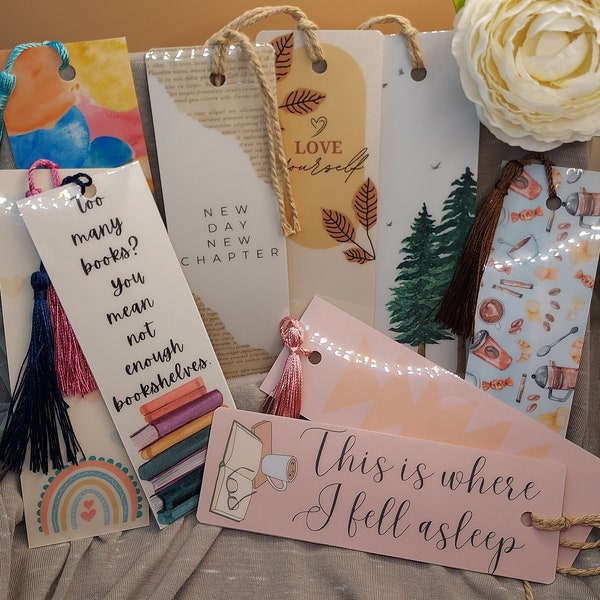 Laminated Bookmark Etsy