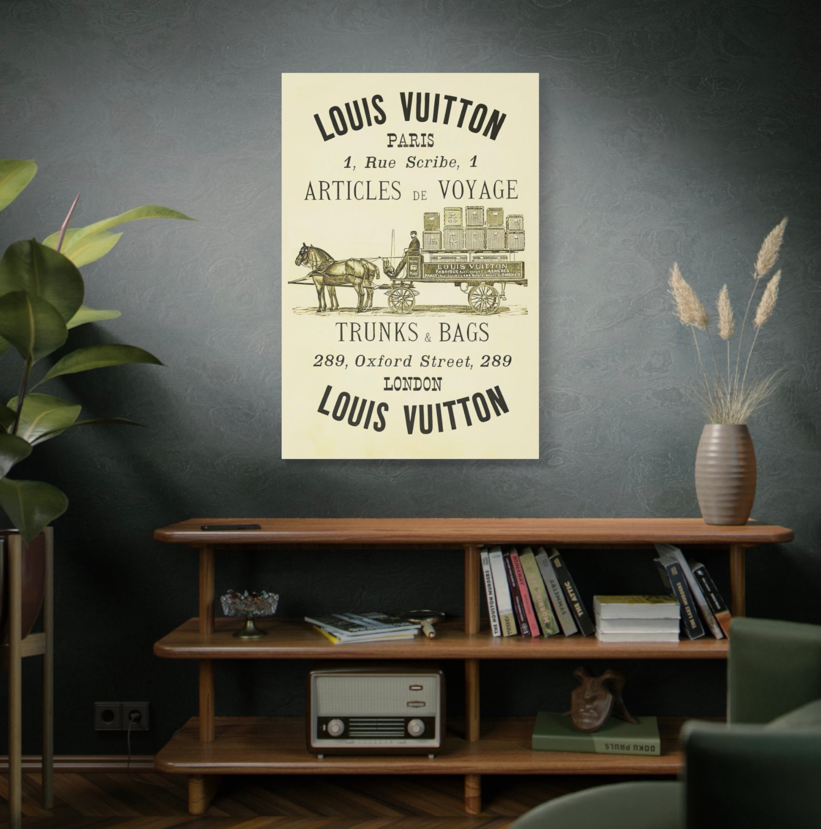 LOUIS VUITTON Limited Edition Damier Ebene Canvas Scribe Affiche Key C -  The Purse Ladies