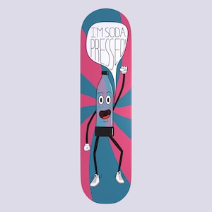 DGENRIT Presents “Soda Press” Skateboard Deck or Wall Art (Deck Only)