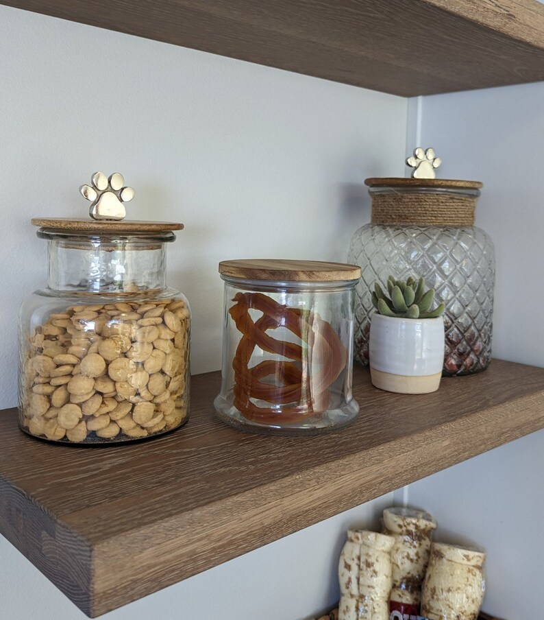 Oak Shelves Hardwood Floating Shelves Light Wood Shelves Etsy