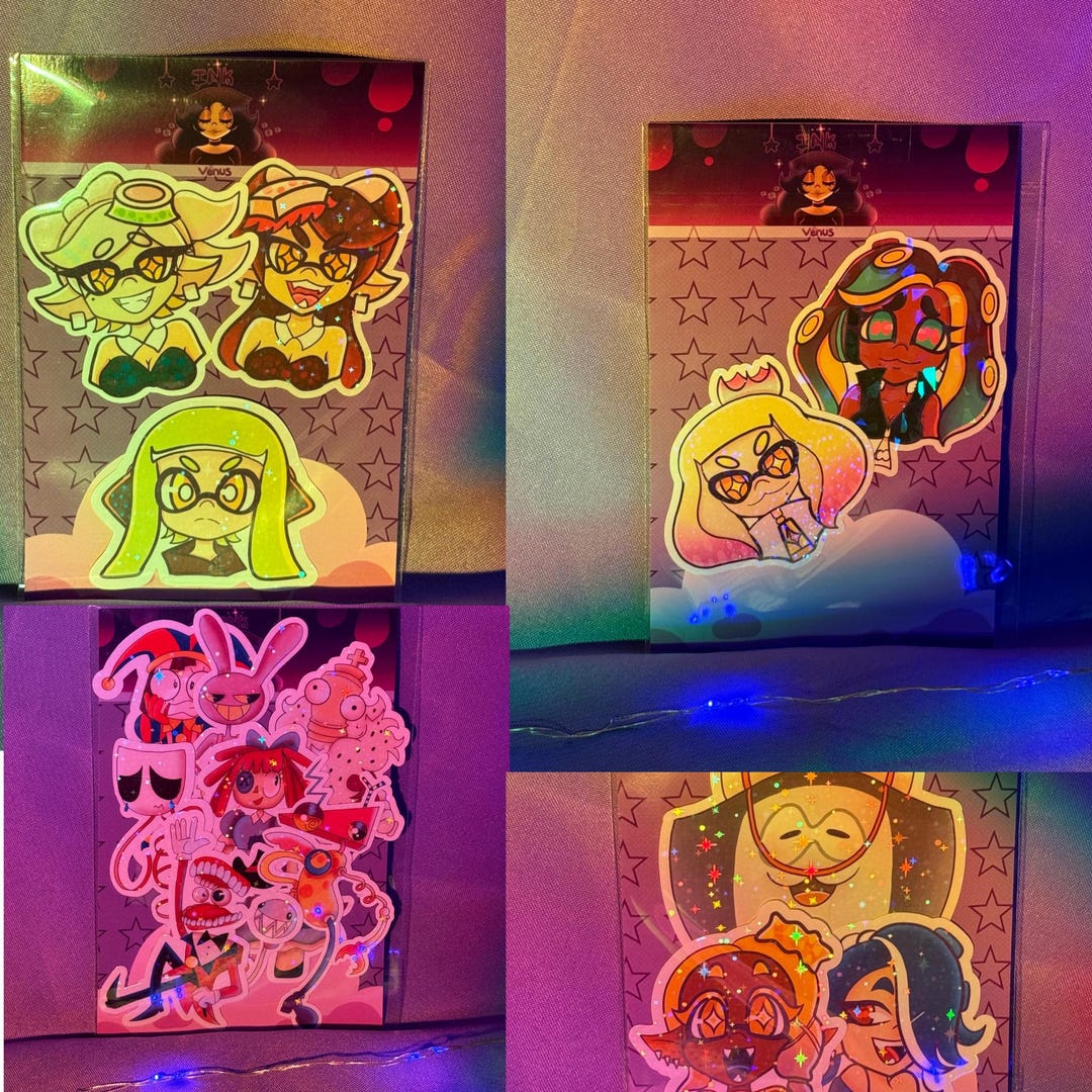 Cartoon Sticker Packs - Etsy