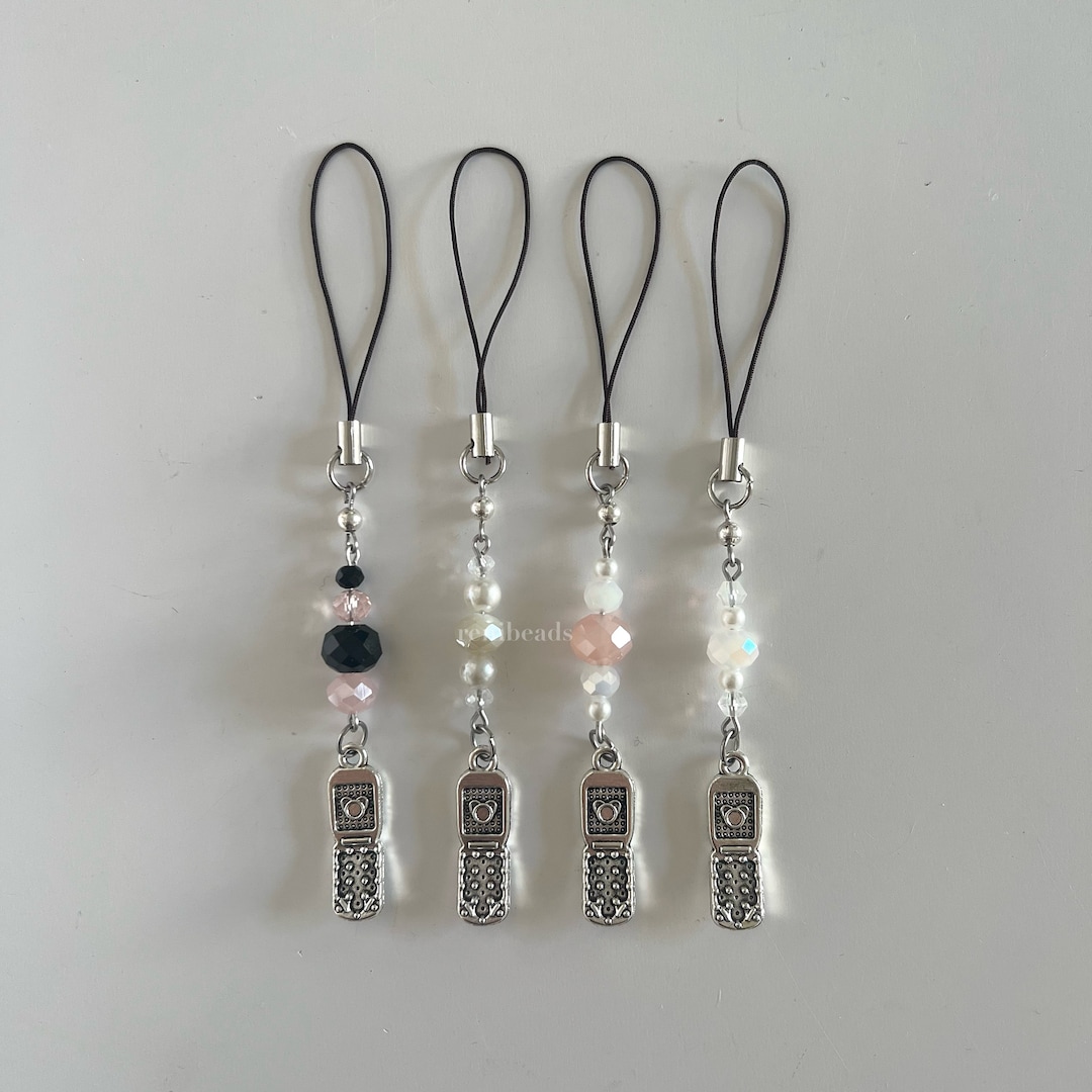 Handmade Beaded Phone Charms Flip Phone Charm Cellphone Charm Etsy