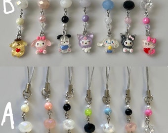 Kawaii Kitty Phone Charms gifts for her Hk keychain japan charms [NEW STYLES AVAILABLE]