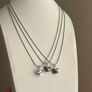 Stainless Steel Butterfly Necklace Chrome Dainty Pendant Chain Cyber Core Jewelry Y2k Silver Charm Grunge Aesthetic Necklace For Her