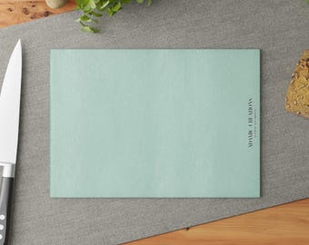 Copy of Minimal Black Texture Glass Cutting Board | Modern Kitchen Decor