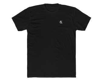 Adamic Creations Aesthetically Original | Black Cotton Crew T-Shirt