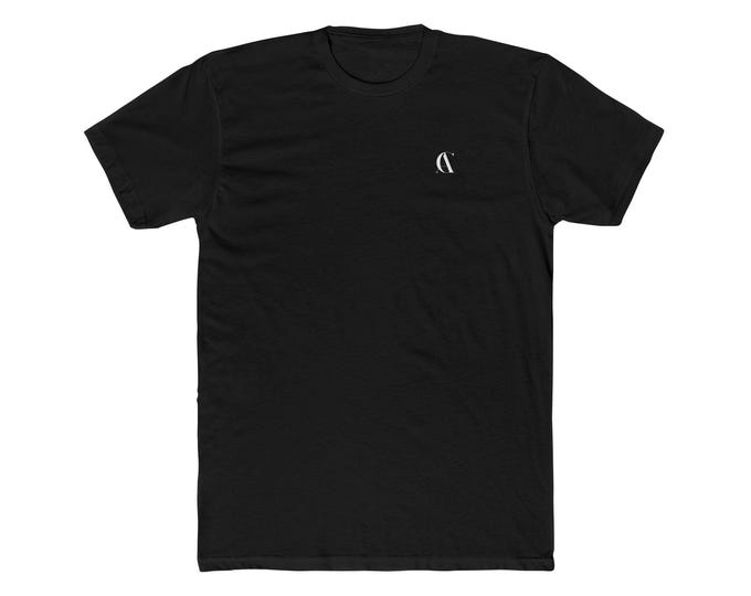 Adamic Creations Aesthetically Original | Black Cotton Crew T-Shirt