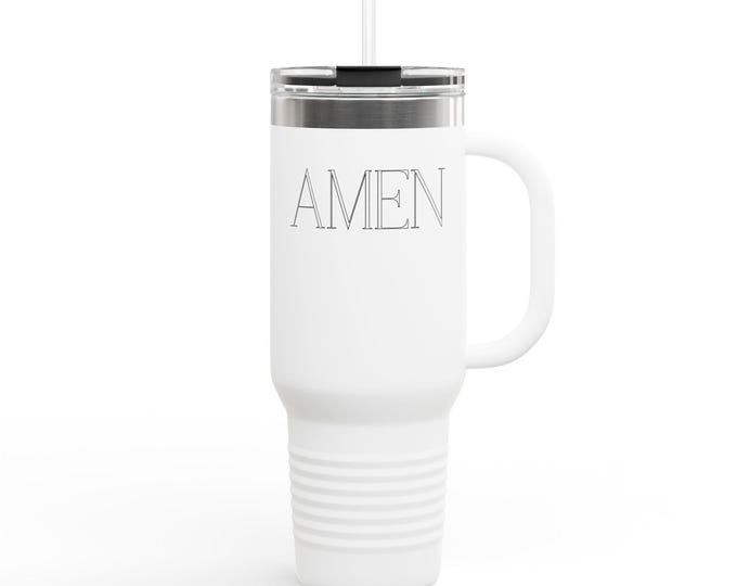 Amen Design 40oz Insulated Stainless Steel Travel Mug