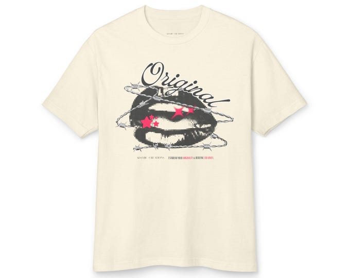 Y2K Lips and Stars Tee | Adamic Creations