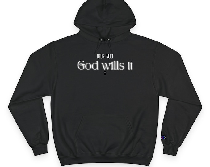 God Wills It hoodie | Faith Scripture Pullover, Minimal Religious Sweatshirt