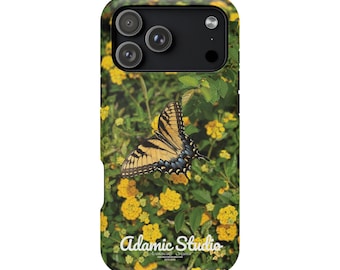 Yellow Swallowtail Butterfly Phone Case | Magnetic Impact-Resistant Case