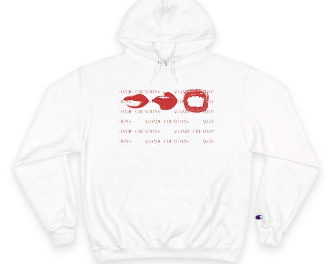 Stylish Champion Hoodie, Cozy Sweatshirt, Trendy Streetwear, Gift for Him, Graphic Pullover, Casual Outfit