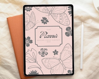 2026 Butterfly Planner Printable | Minimalist Annual Calendar (Digital Download)