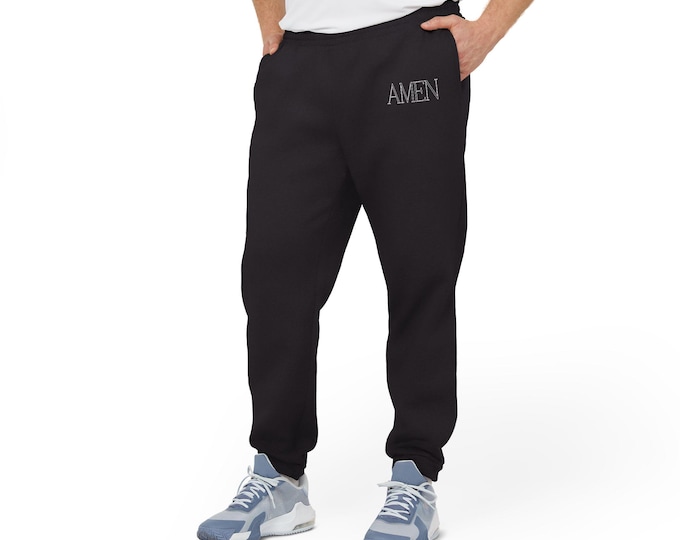 Unisex Fleece Joggers: BCI Cotton Blend Athletic Pants