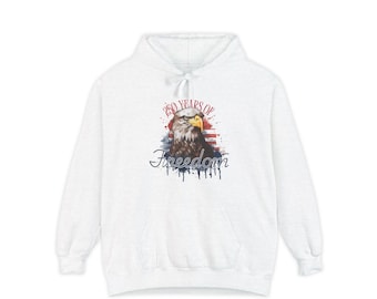 250 Years of Freedom USA Hoodie | Patriotic Eagle Graphic